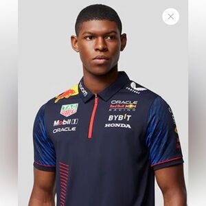 MEN'S ORACLE RED BULL RACING SHORT SLEEVE POLO SHIRT - NIGHT SKY